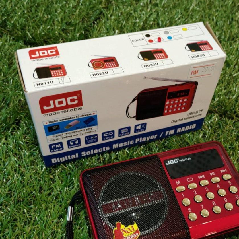 Speaker JOC FM/USB/TF/MP3 JOC H1011 USB / JOC 1011BT / RL-4013 cocok untuk murotal