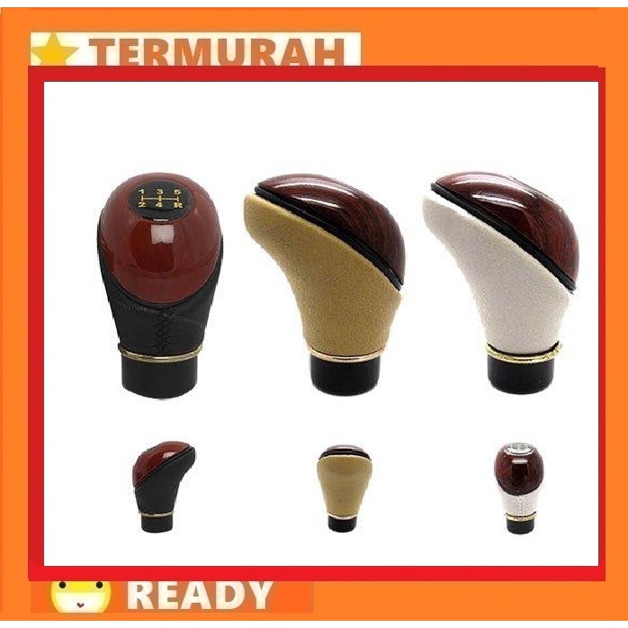 Tuas Gigi Shift Knob Knop Kenob Gear Knob Kayu Mobil Type R Universal Mobil Yaris Vios Innova Fortun