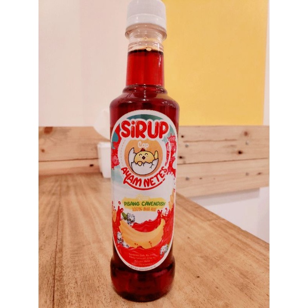 

Sirup Pisang Cavendish Premium Cap Ayam Netes