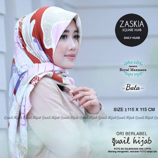Zaskia square hijab