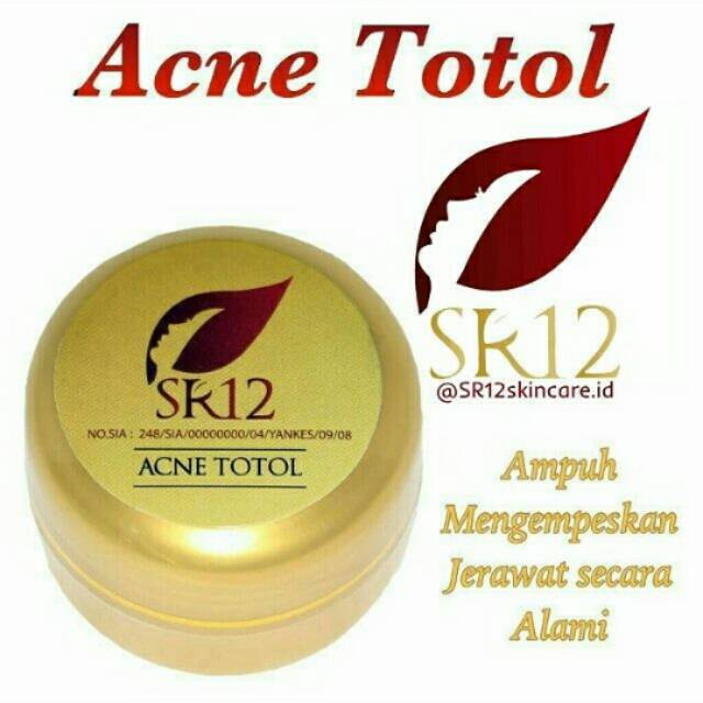 

ACNE TOTOL SR12 HERBAL SKINCARE ALAMI 100% TANPA BAHAN KIMIA MENCEGAH DAN MENGATASI JERAWAT