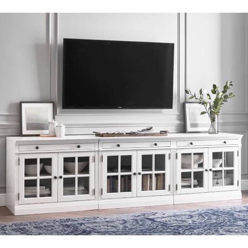 Bufet Meja Tv Minimalis Duco Putih