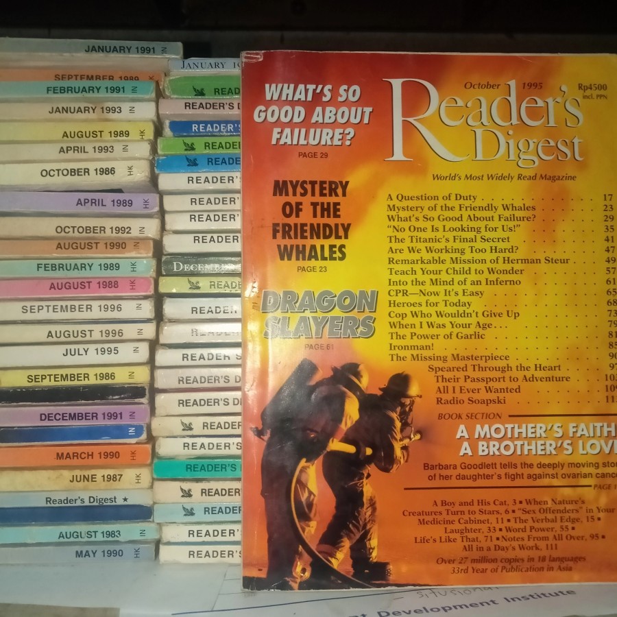 Majalah Reader's Digest / Majalah Reader Digest Cabutan