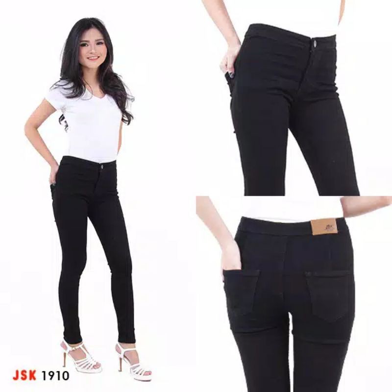 Celana Panjang Highwaist Skinny Jeans Wanita Denim JUMBO BIG SIZE JSK JEANS/Highwaist Jeans JUMBO