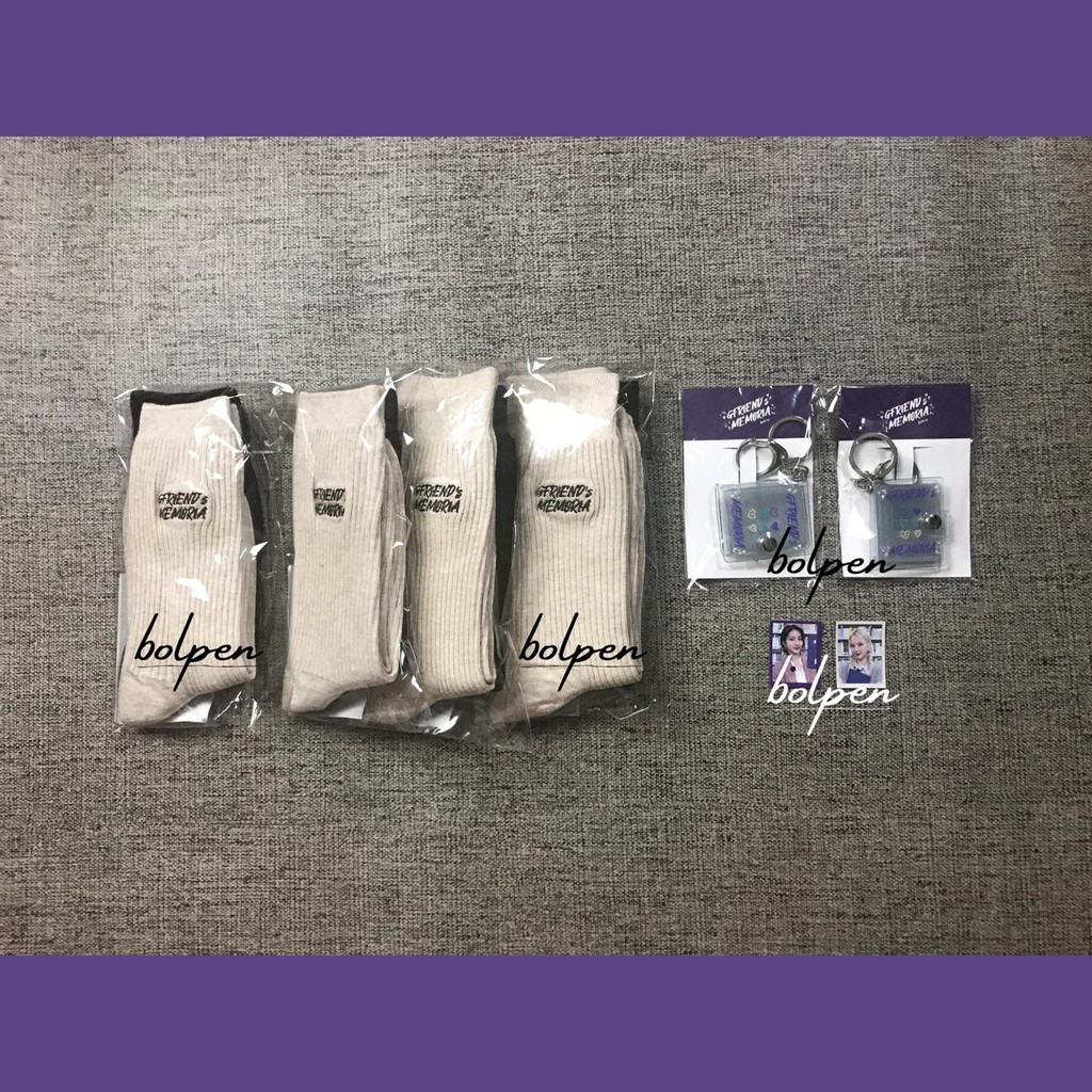 Gfriend - Memoria: Buddy High School Merch | BHS Socks Mini Album Keyring Mini Photo ID Sowon Eunha