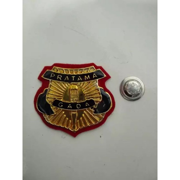 pin gada Pratama magnet / pin satpam besar / pin gada Pratama satpam
