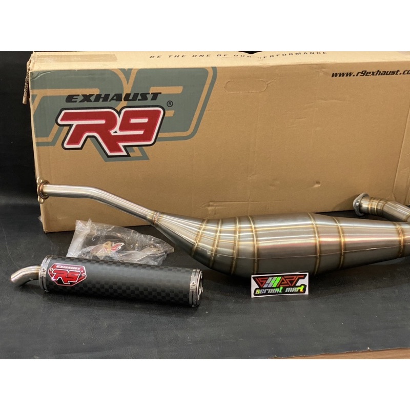 R9 NEW MUGELLO / KNALPOT R9 NEO MUGELLO CARBON BLACK NINJA R/ RR