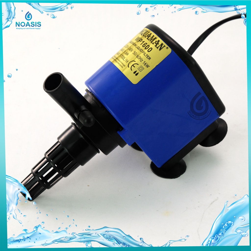 POMPA CELUP AQUARIUM AQUAMAN WP-1600 POWER HEAD WP 1600 LOW WATT MURAH