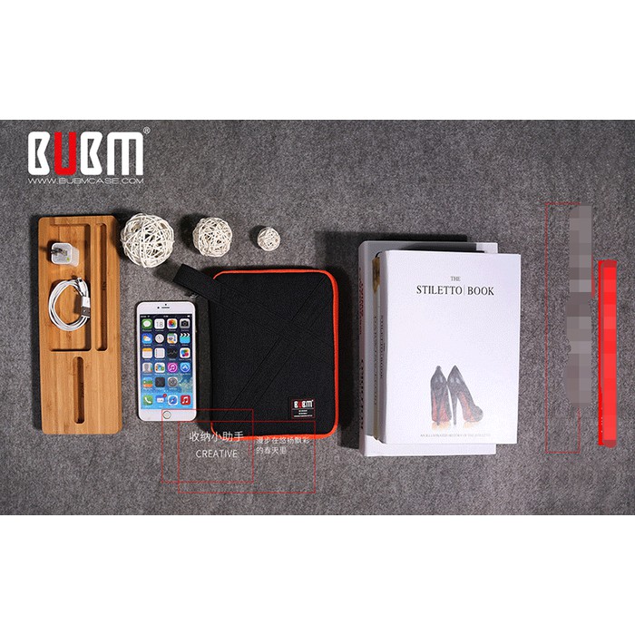 MNB250 Tas Gadget Softcase BUBM Smartphone Powerbank Tablet Vs Vivan