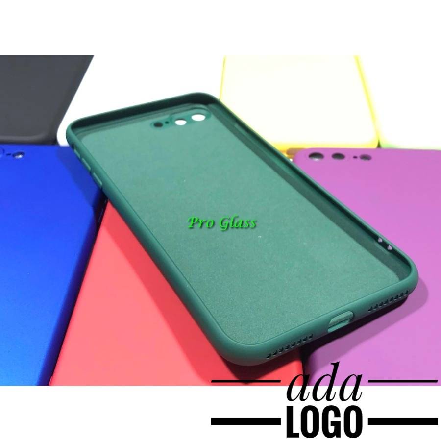 C119 For IPHONE 7 / 8 / 7+ / 8 + Premium Matte Doff Silicone Case + Lens Protection