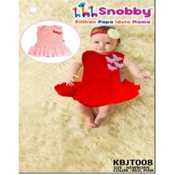 Snobby Baby Dress/ Baju Lebaran Bayi / Jumper Lebaran / Dress Jumper