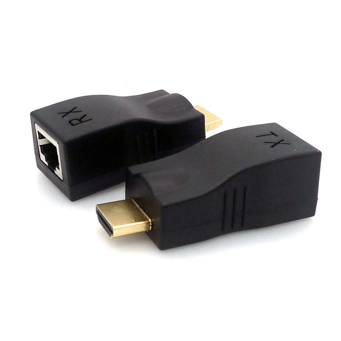 HDMI EXTENDER 30M / 30 METER OVER SINGLE KABEL LAN RJ45 High Quality