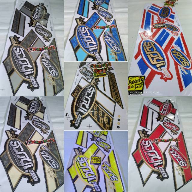  BISA  COD Striping Stiker Lis Thailand Motor  Honda Scoopy  