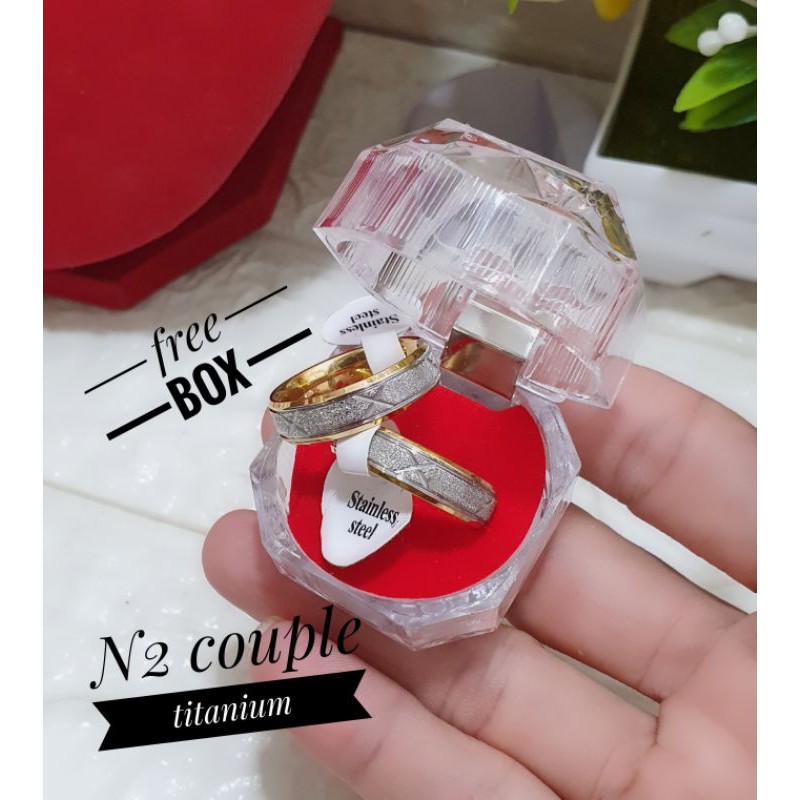 CINCIN PASIR TUNANGAN GOLD TITANIUM