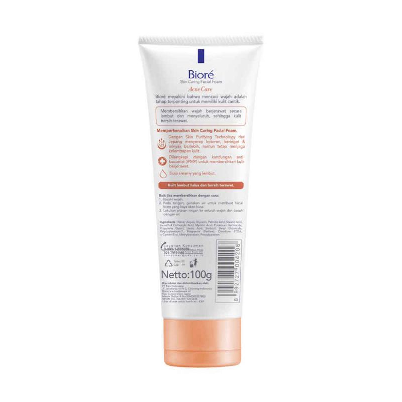 Biore Skin Caring Facial Foam Acne Care