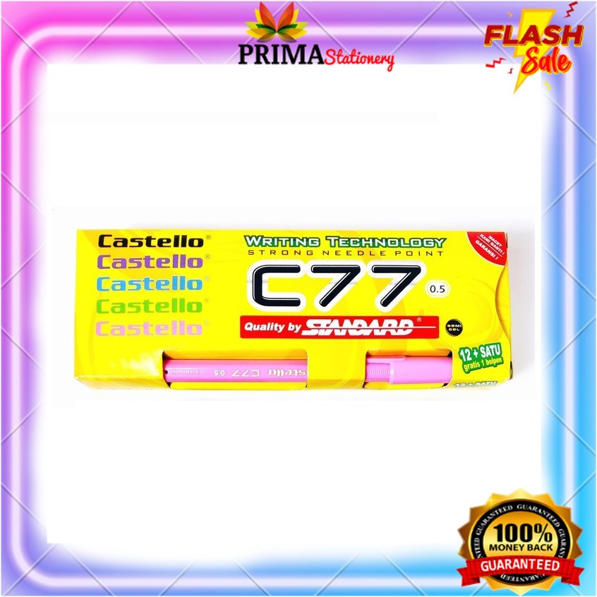 

Standard Pen - AE7 C77 0.5 Isi 12 pcs ( Pulpen, Pena, Ballpoint )