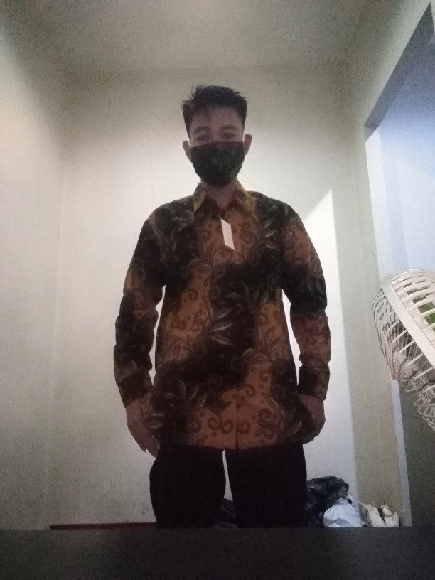 Gedange Pak Lurah Kuning Kemeja Batik Pria Lengan Panjang Dan Lengan Pendek Katun Halus Baturaden