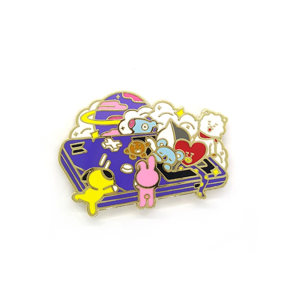 BT21 Enamel Pin - In The World Games [READY STOCK]