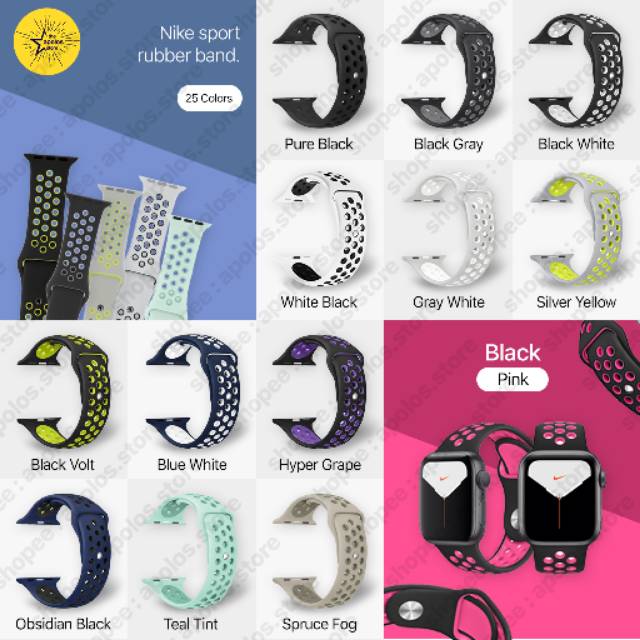 Strap SmartWatch Tali jam seri 8 7 6 SE T500 HW16 HW22 Jam Tangan Pintar  Ultra T900