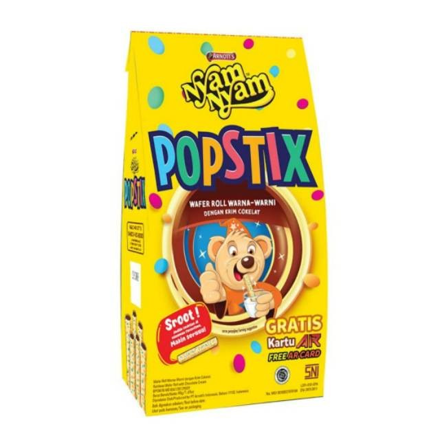 

Nyam Nyam Popstix Chocolate 48Gr