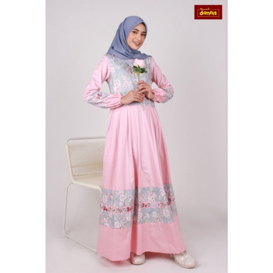 Abaya Dannis Terbaru A220101 Gamis Dress Fashion Muslim Jubah