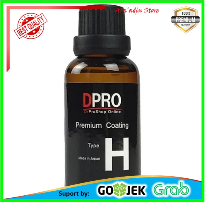 Cuci Gudang DPRO Premium Coating Hydrophobic Pelindung Bodi Mobil 9H Type H 30ml