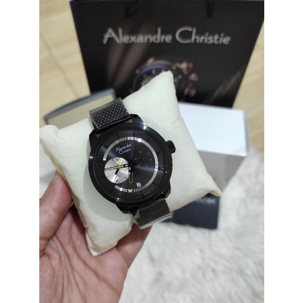 JAM TANGAN ALEXANDRE CHRISTIE AC 6548 / AC6548 FULL BLACK