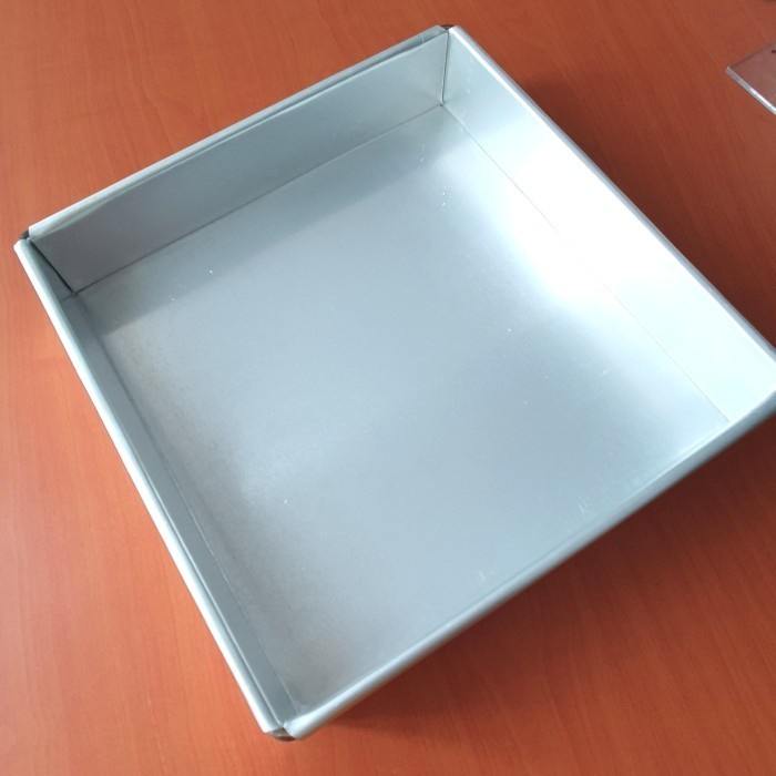 Loyang Aluminium Kotak 16x16x4cm / Loyang Lapis Legit / Lapsur