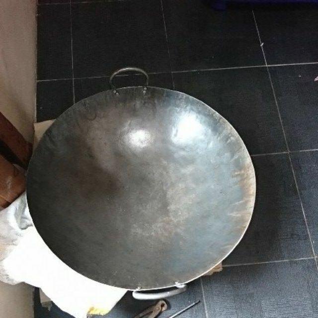 Wajan Nasi Goreng Chinese Food Wajan Resto Plat Baja Hitam 60 Cm
