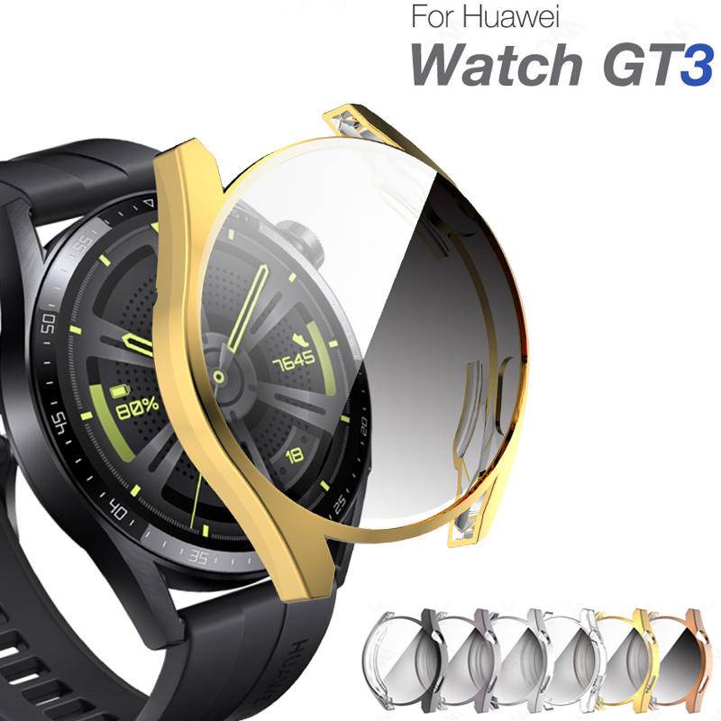 Casing soft Case TPU Untuk Huawei Watch GT3 46mm 42mm GT 2 Pro 2e