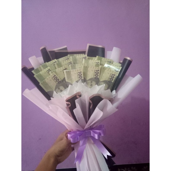 buket uang asli 1000