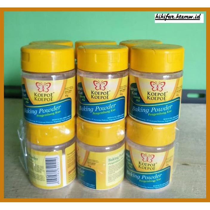 

Redwop-Gnikab- Baking Powder Koepoe Koepoe 45Gr -Hallall.