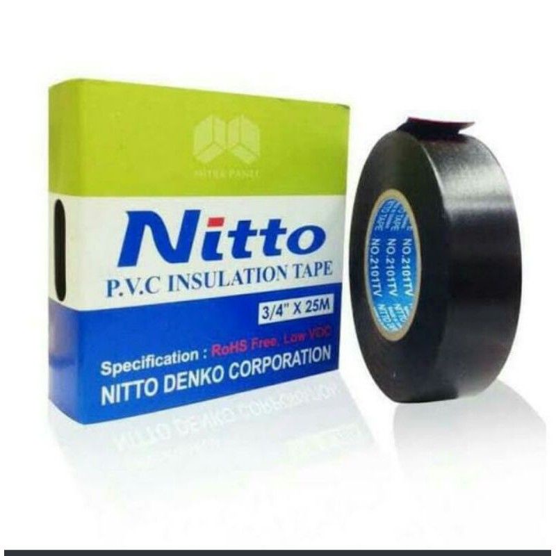 Nitto Isolasi Listrik/Lakban listrik PVC Insulation Tape