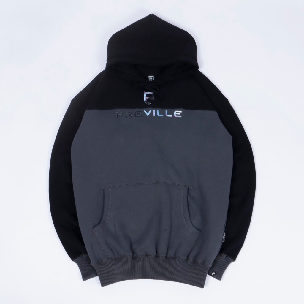 JAKET SWEATER HOODIE PREVILLE COMBINATION SIMPLE UNISEX GOOD QUALITY