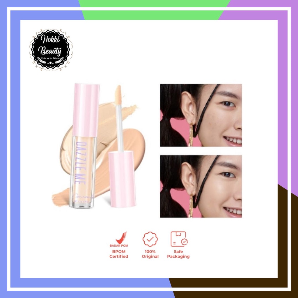 DAZZLE ME Our Secret Cover Concealer - Liquid Makeup Tahan Lama Matte