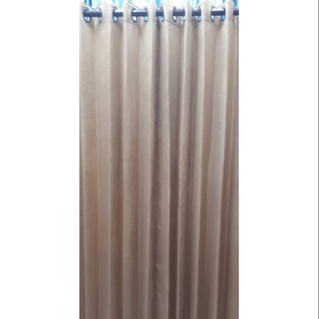 Gorden lokal,coklat polos