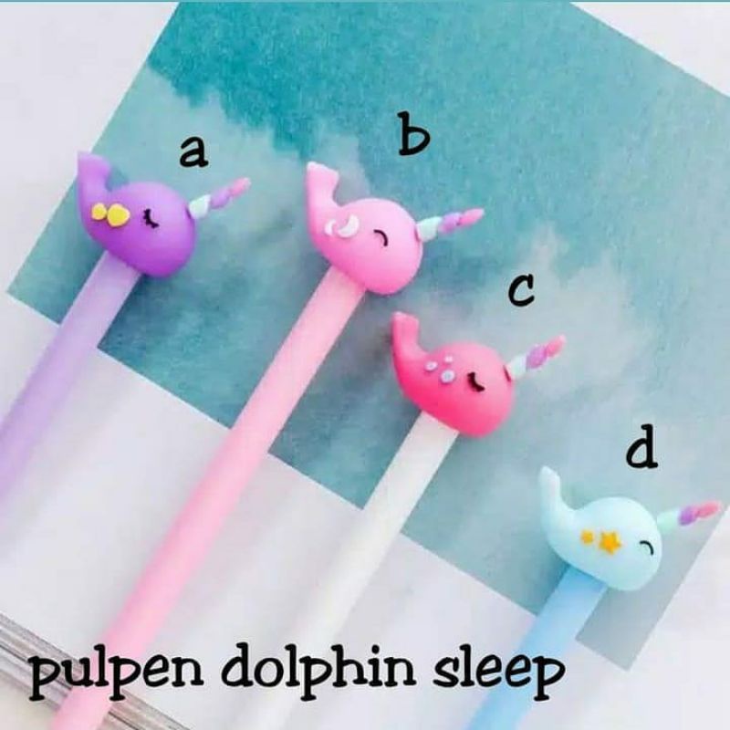 

{LB} PENA PULPEN DOLPHIN SLEEP , PULPEN KARAKTER , PULPEN GEL , PULPEN CANTIK , PULPEN UNIK , PULPEN LUCU , PEN