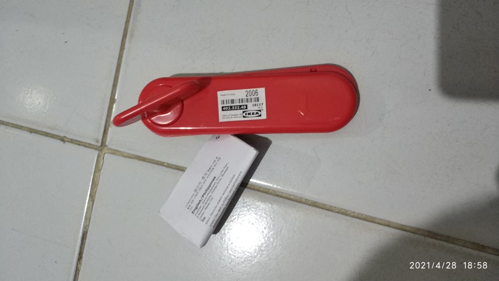 Stam Pembuka Kaleng Wrn Merah/hijau/biru ,per 1pcs