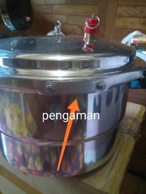 Setrika uap gas boiler presto murah kap 12 lt