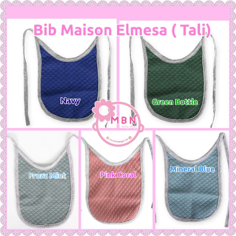 Maison Elmesa Bib Slabber Tatakan Iler Slabber Bulat