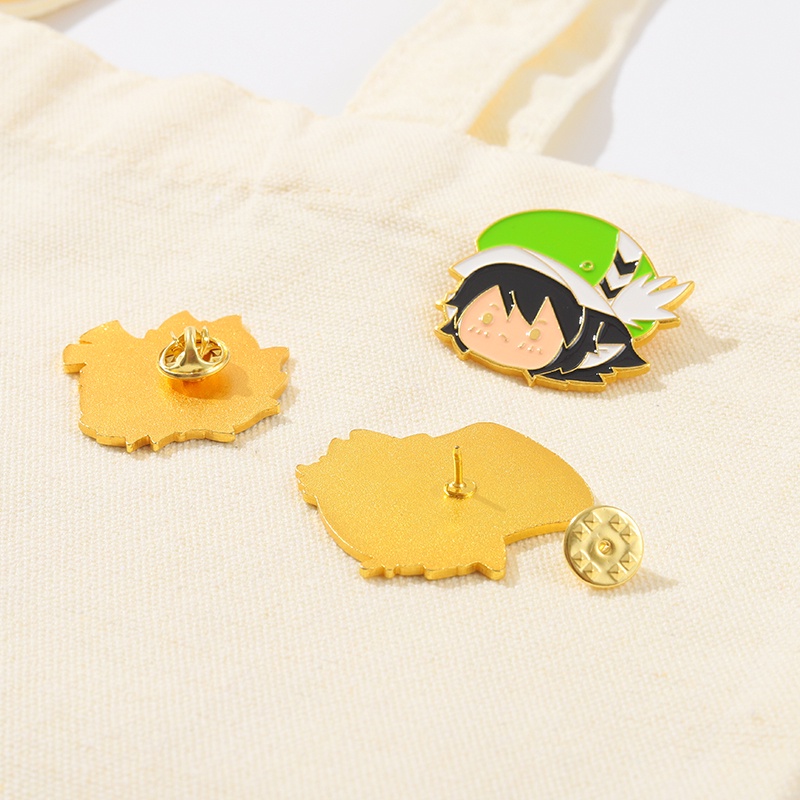 Bros Pin Enamel Bentuk Karakter Kartun Anime Jepang Untuk Hadiah