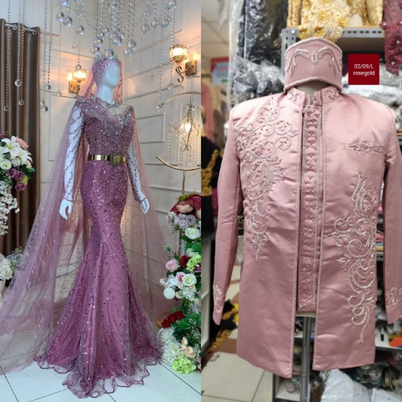 KEBAYA PENGANTEN / GAUN SLIM /KEBAYA/BAJU PESTA MASA KINI