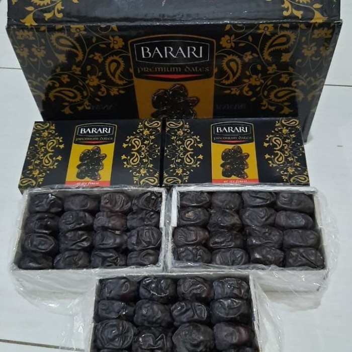 

Kurma BARARI Premium Dates OriginaL Anggur Lunak Lumer Madu 500g Surabaya