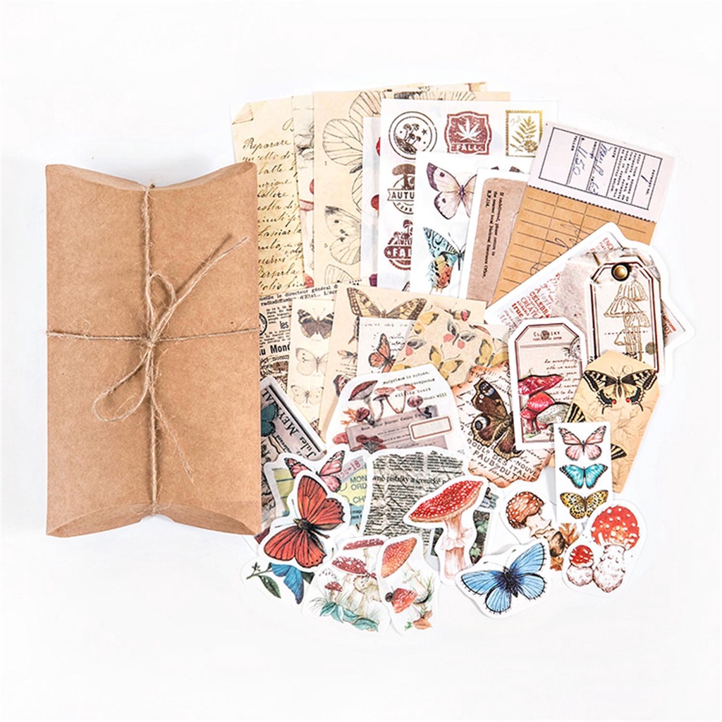 TOP Stiker Scrapbooking Diy Art Craft Hiasan Bunga Stationery Diary Kertas Stiker