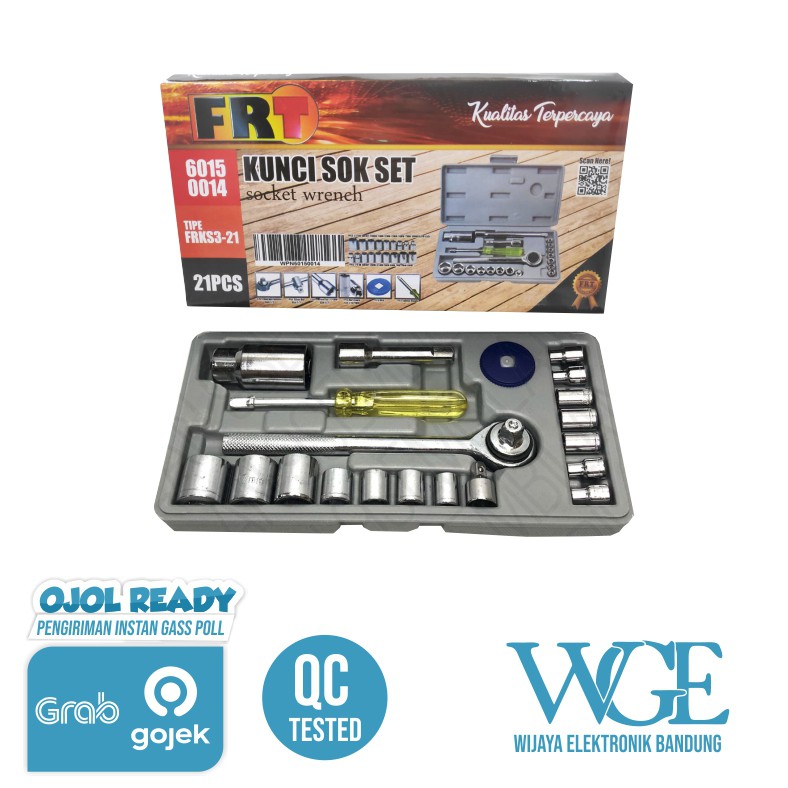 Kunci Sok Set 21 pcs merk FRT / shock wrench