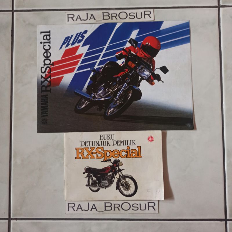 Buku petunjuk pemilik/Manual book + Poster brosur katalog leaflet Yamaha RX Special/RX S 1983-1984 1