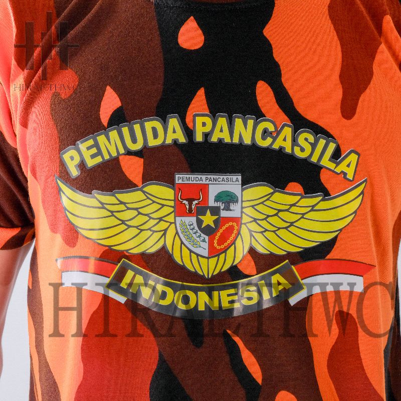 Kaos Katun Pemudan Pancasila Lengan Pendek Sablon Wings Garuda Kaos Lapangan PP [TERBAIK]