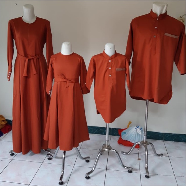 Sarimbit couple keluarga bahan toyobo ori