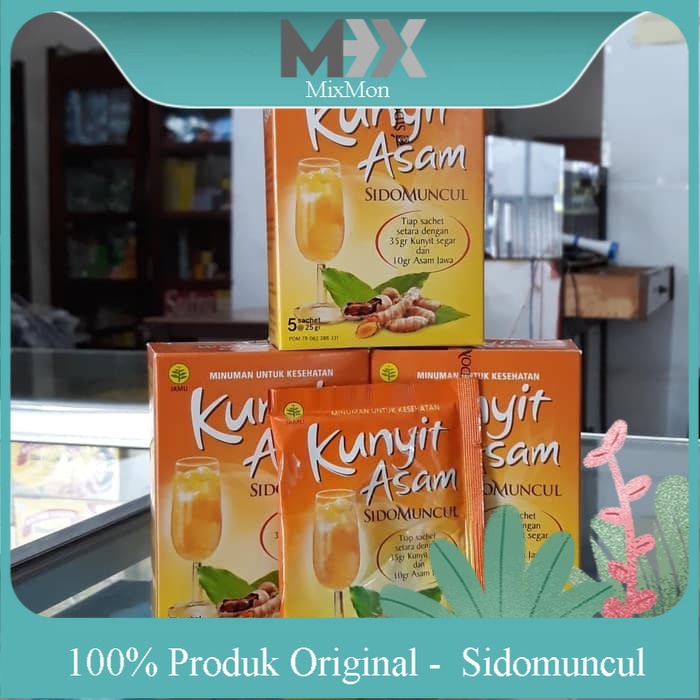 

KUNYIT ASAM SIDOMUNCUL - 1 BOX 5Pcs - Original
