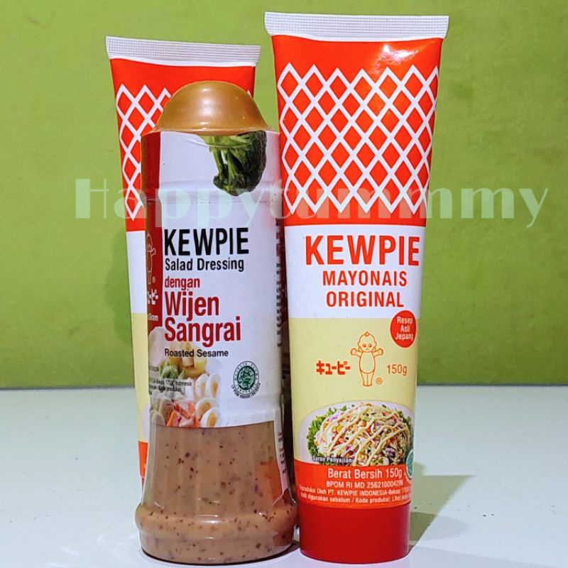 HPT - BOTOL/TUBE Kewpie Mayonnaise All Variant,  BEST Mayo Japan, Kewpie Wijen Sangrai, Mayonaise Kualitas Terbaik HALAL